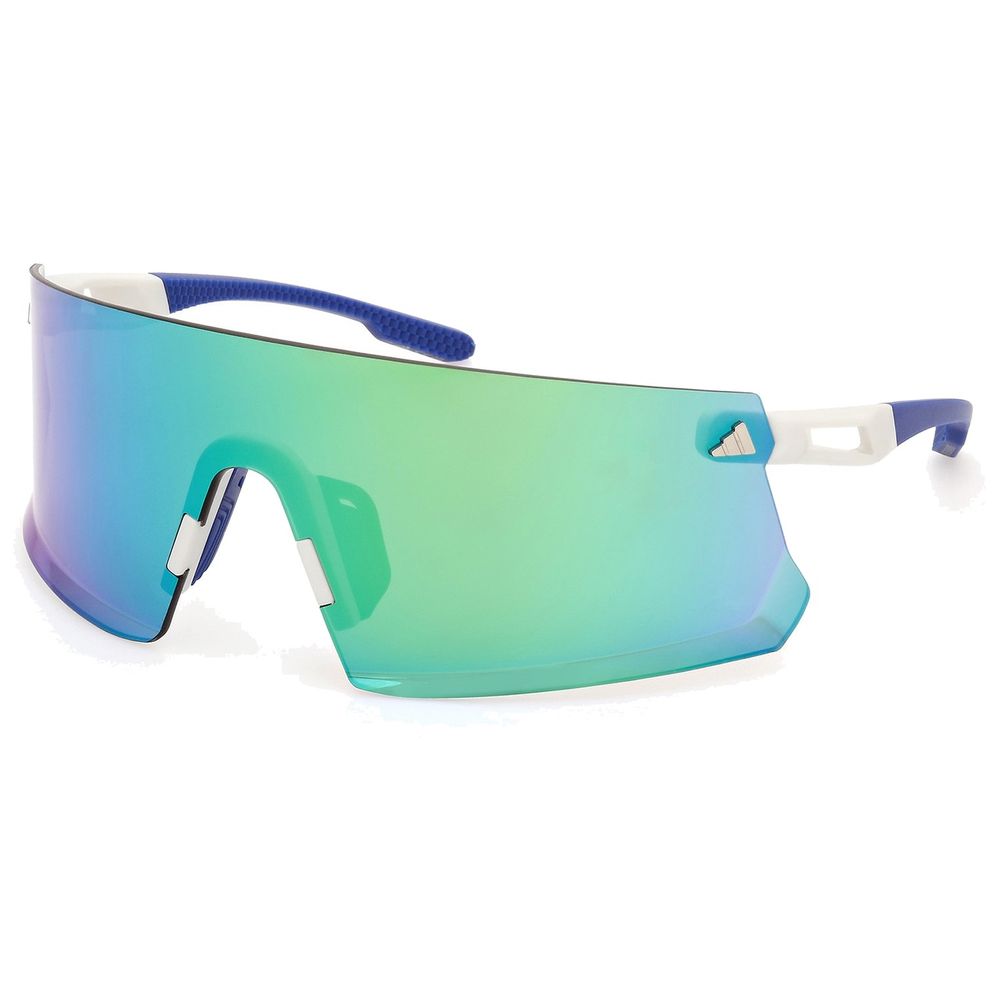 Adidas Sport Unisex Adidas Sport SP0090 ADIDAS DUNAMIS 21Q Sonnenbrillen Injiziert Weiß Grün Maske Normal