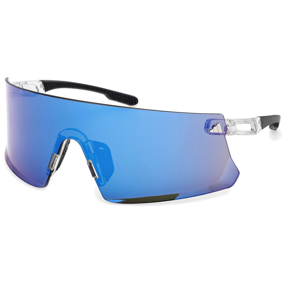 Adidas Sport Unisex Adidas Sport SP0090 ADIDAS DUNAMIS 26X Sonnenbrillen Injiziert Transparent Blau Maske Normal