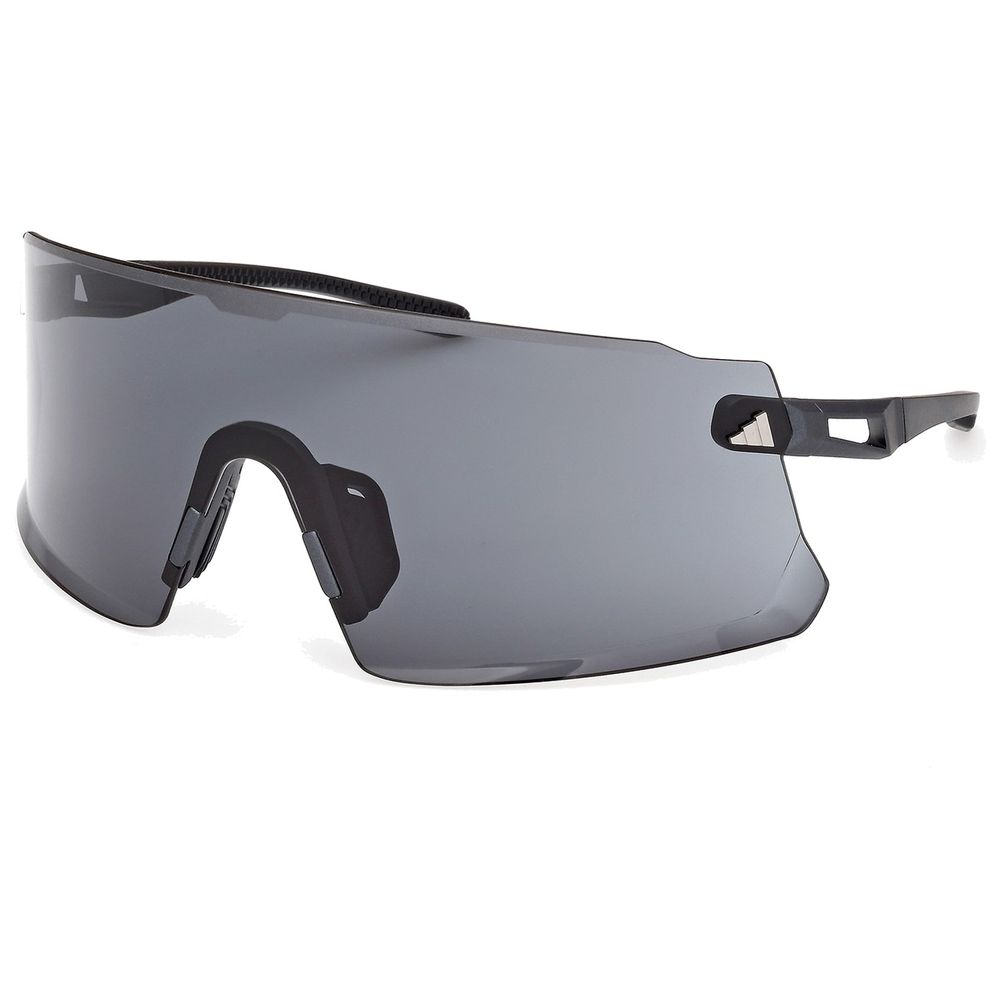 Adidas Sport Herren Adidas Sport SP0100 ADIDAS DUNAMIS PRO 02A Sonnenbrillen Injiziert Schwarz Rauch Maske Normal