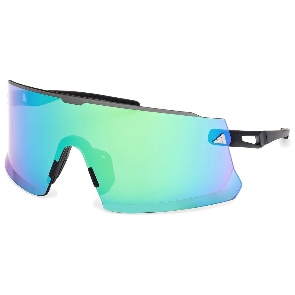Adidas Sport Herren Adidas Sport SP0100 ADIDAS DUNAMIS PRO 02Q Sonnenbrillen Injiziert Schwarz Grün Maske Normal