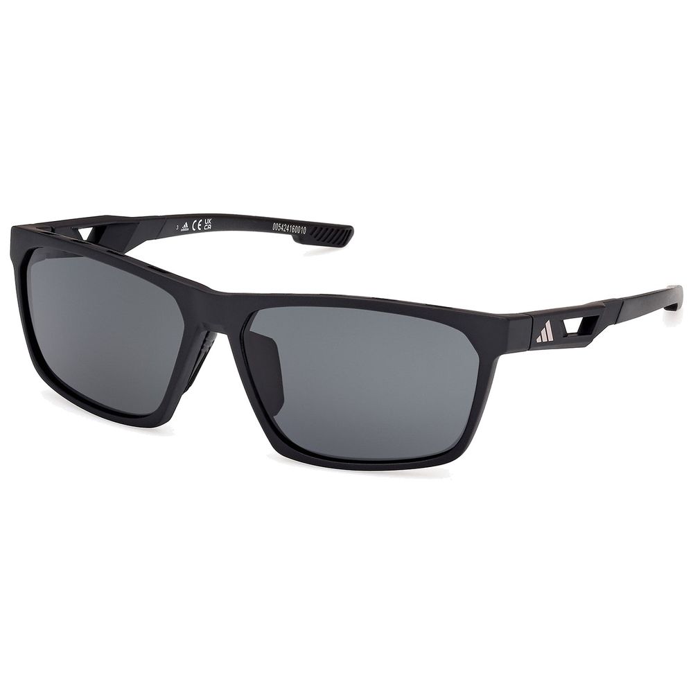 Adidas Sport Herren Adidas Sport SP0101 02D Sonnenbrillen Injiziert Schwarz Rauch Quadratisch Polarisiert