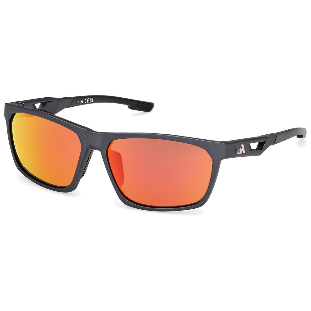 Adidas Sport Herren Adidas Sport SP0101 02L Sonnenbrillen Injiziert Schwarz Braun Quadratisch Normal