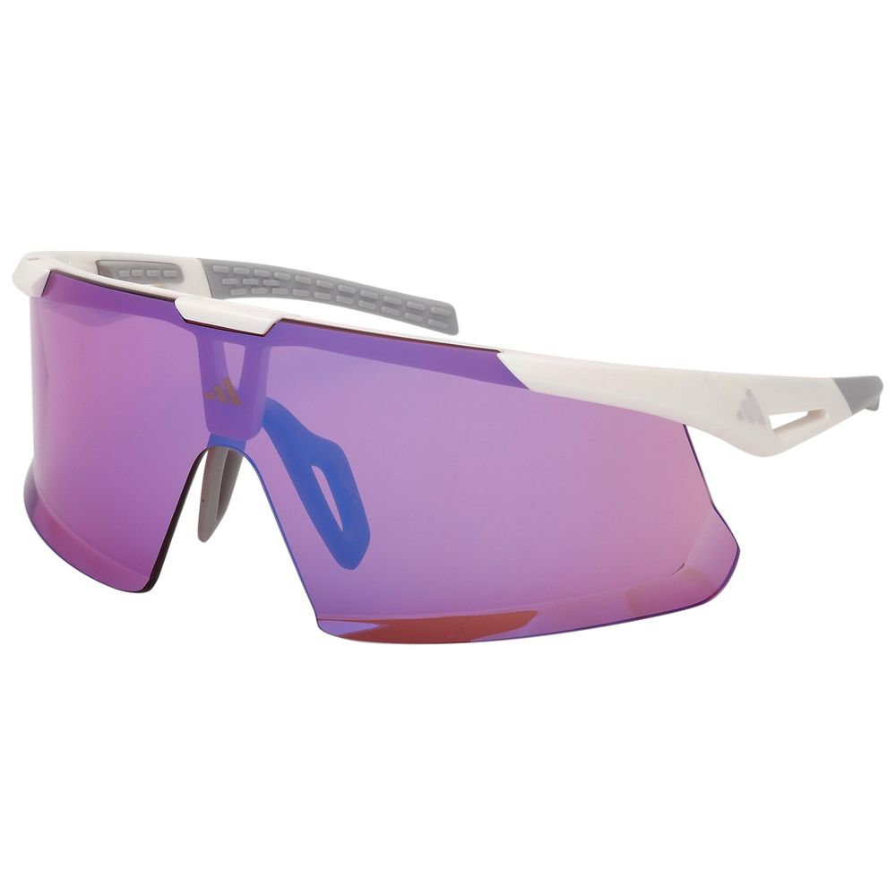 Adidas Sport Unisex Adidas Sport SP0106 ADIDAS DUNAMIS EVO 21Z Sonnenbrillen Injiziert Weiß Violett Maske Normal