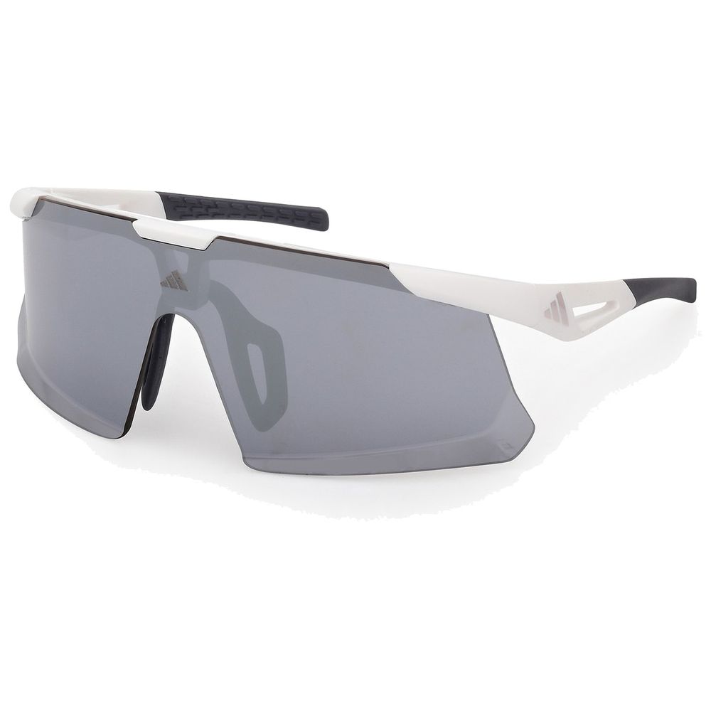 Adidas Sport Unisex Adidas Sport SP0107 ADIDAS DUNAMIS EVO-S 21C Sonnenbrillen Injiziert Weiß Rauch Maske Normal