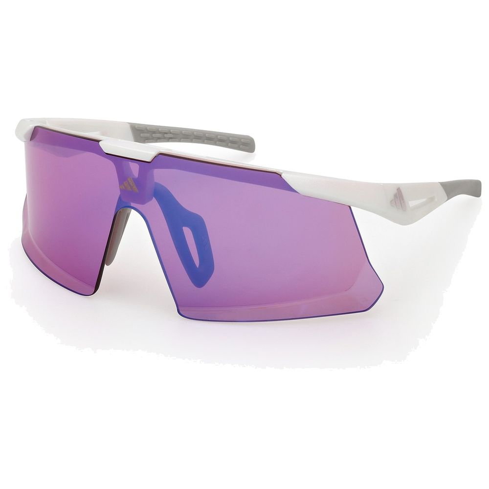 Adidas Sport Unisex Adidas Sport SP0107 ADIDAS DUNAMIS EVO-S 21Z Sonnenbrillen Injiziert Weiß Violett Maske Normal