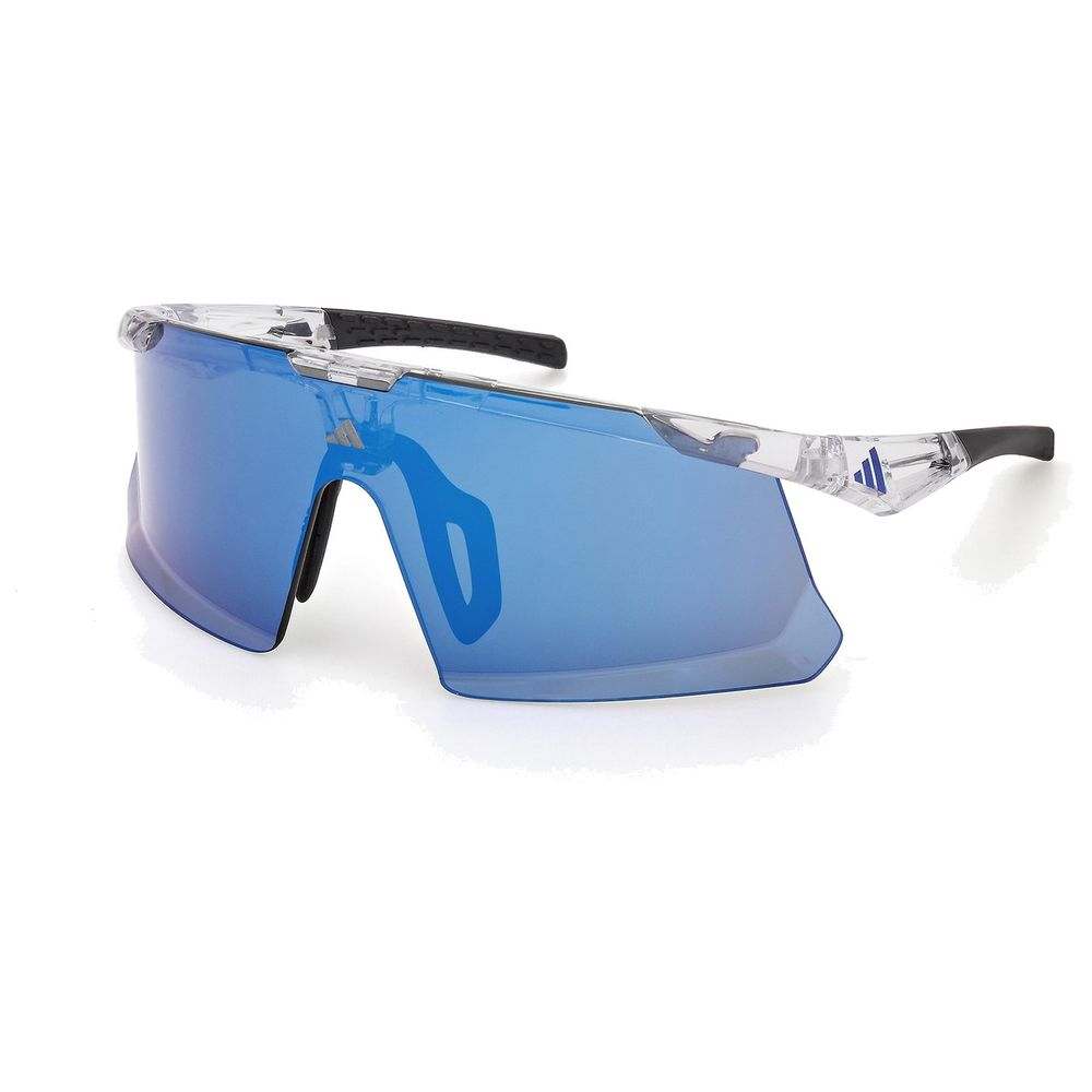 Adidas Sport Unisex Adidas Sport SP0107 ADIDAS DUNAMIS EVO-S 26X Sonnenbrillen Injiziert Transparent Blau Maske Normal