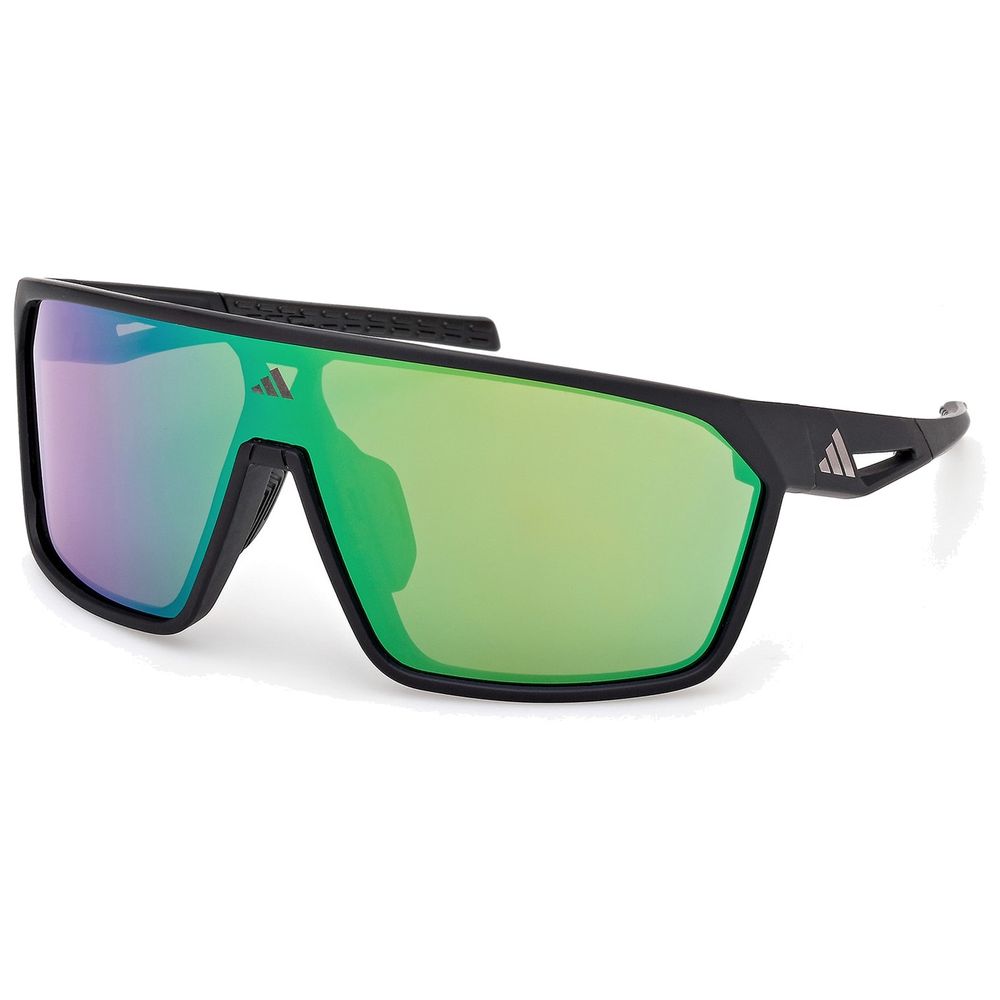 Adidas Sport Unisex Adidas Sport SP0108 02Q Sonnenbrillen Injiziert Schwarz Grün Maske Normal