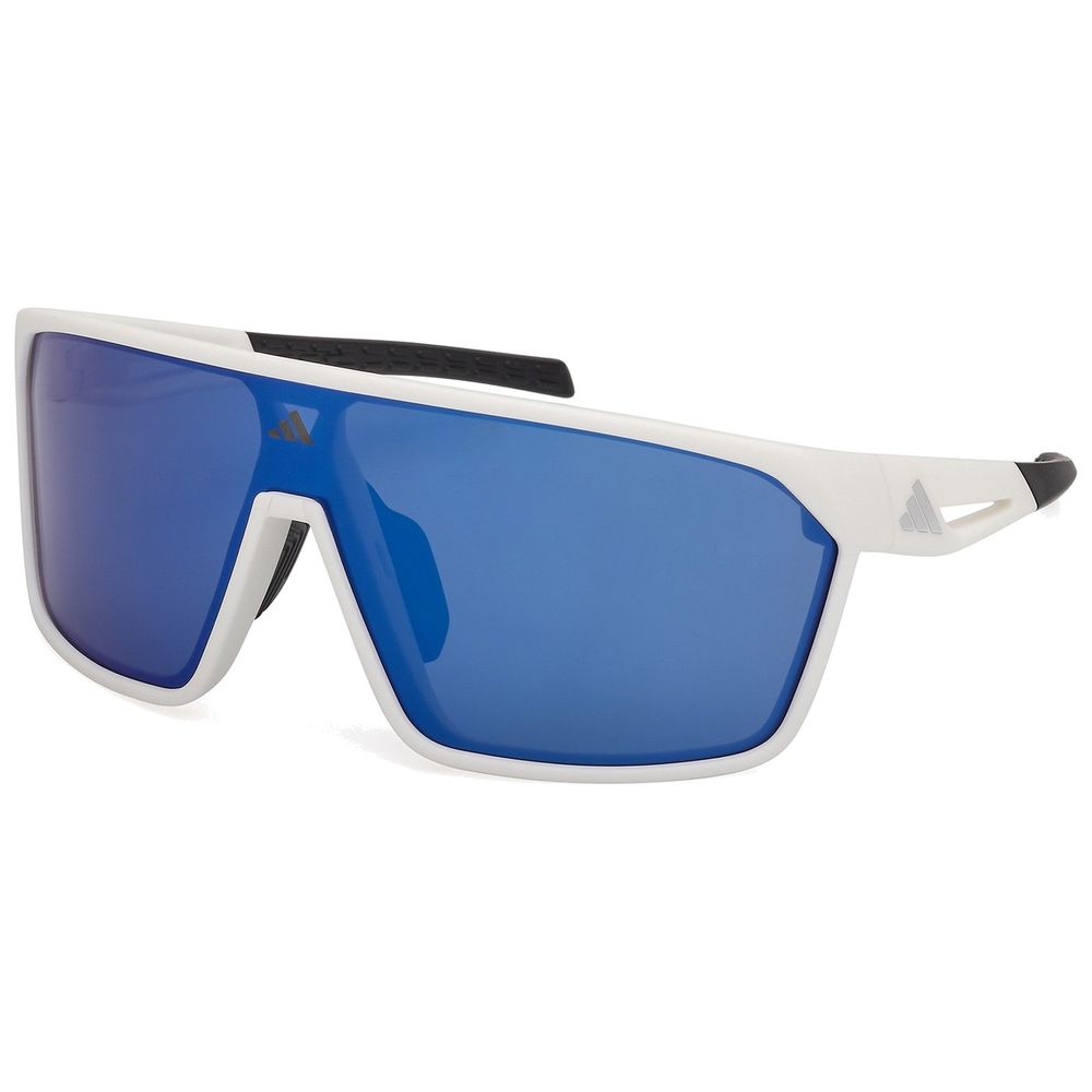 Adidas Sport Unisex Adidas Sport SP0108 21X Sonnenbrillen Injiziert Weiß Blau Maske Normal