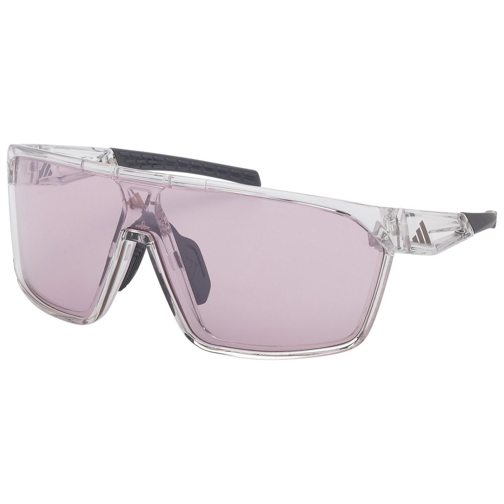 Adidas Sport Unisex Adidas Sport SP0108 26Z Sonnenbrillen Injiziert Transparent Violett Maske Photochrom