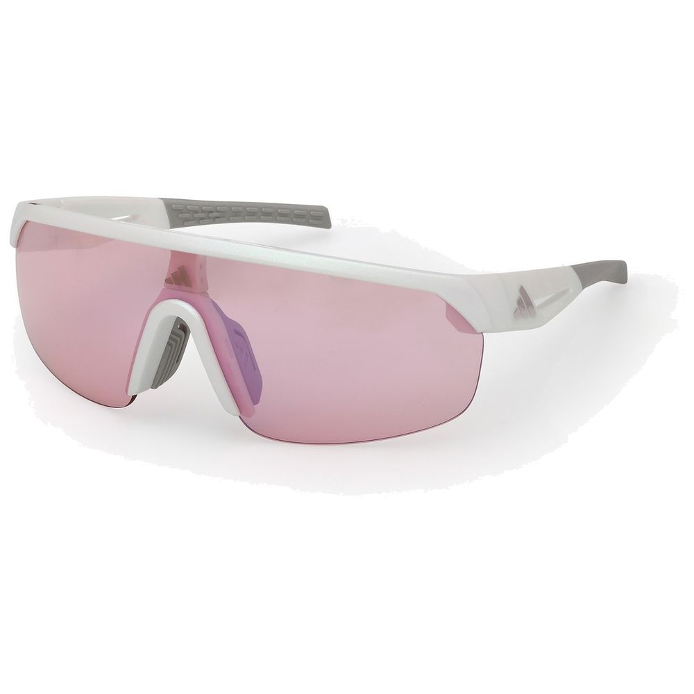 Adidas Sport Damen Adidas Sport SP0109 21Z Sonnenbrillen Injiziert Weiß Violett Maske Normal