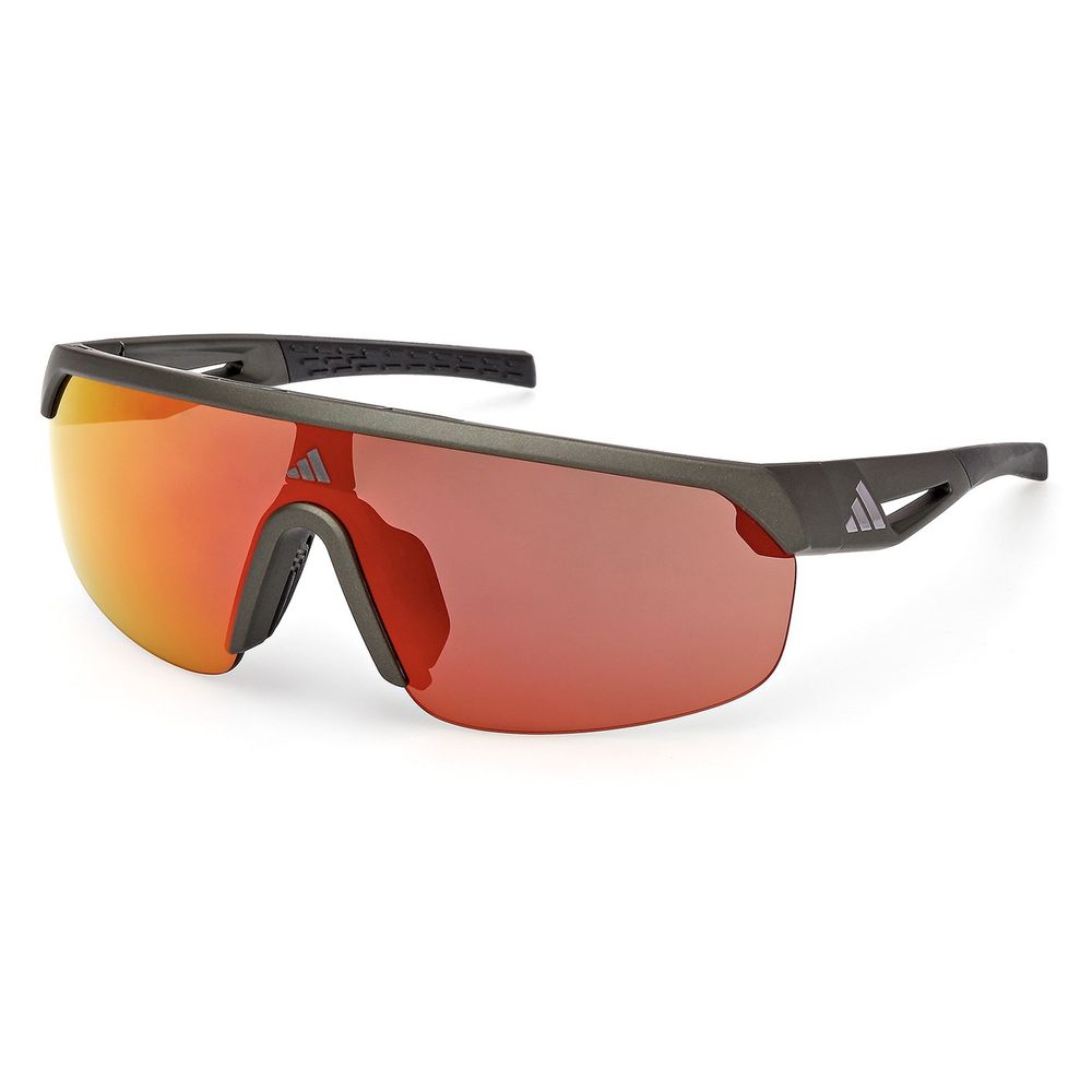 Adidas Sport Damen Adidas Sport SP0109 97L Sonnenbrillen Injiziert Grün Roviex Maske Normal
