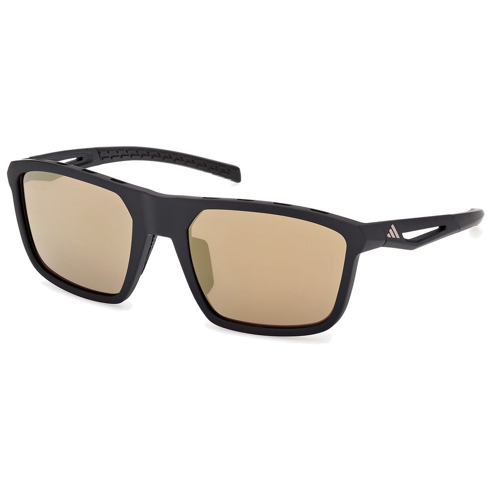 Adidas Sport Unisex Adidas Sport SP0111 02G Sonnenbrillen Injiziert Schwarz Braun Quadratisch Normal