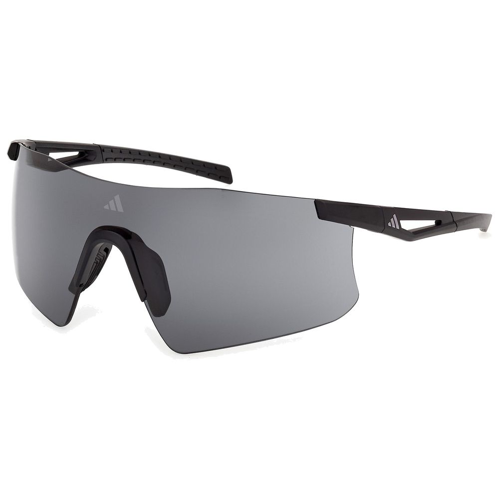 Adidas Sport Herren Adidas Sport SP0122 KAPHIROS 02A Sonnenbrillen Injiziert Schwarz Rauch Maske Normal