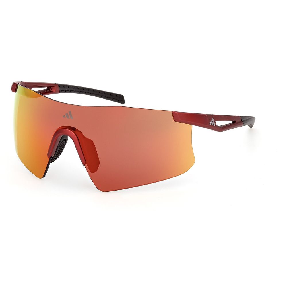 Adidas Sport Herren Adidas Sport SP0122 KAPHIROS 67L Sonnenbrillen Injiziert Rot Roviex Maske Normal