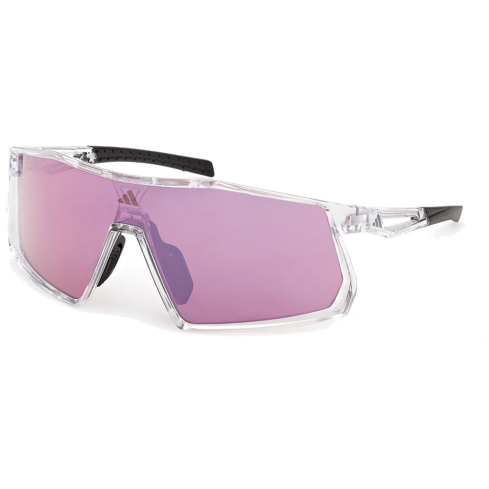 Adidas Sport Herren Adidas Sport SP0123 KENTRO 26Z Sonnenbrillen Injiziert Transparent Violett Maske Normal