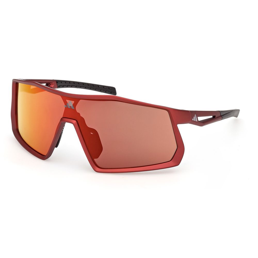 Adidas Sport Herren Adidas Sport SP0123 KENTRO 67L Sonnenbrillen Injiziert Rot Roviex Maske Normal