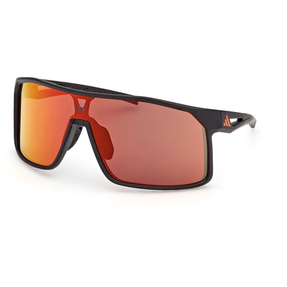 Adidas Sport Herren Adidas Sport SP0124 ALKATOR 02L Sonnenbrillen Injiziert Schwarz Roviex Maske Normal