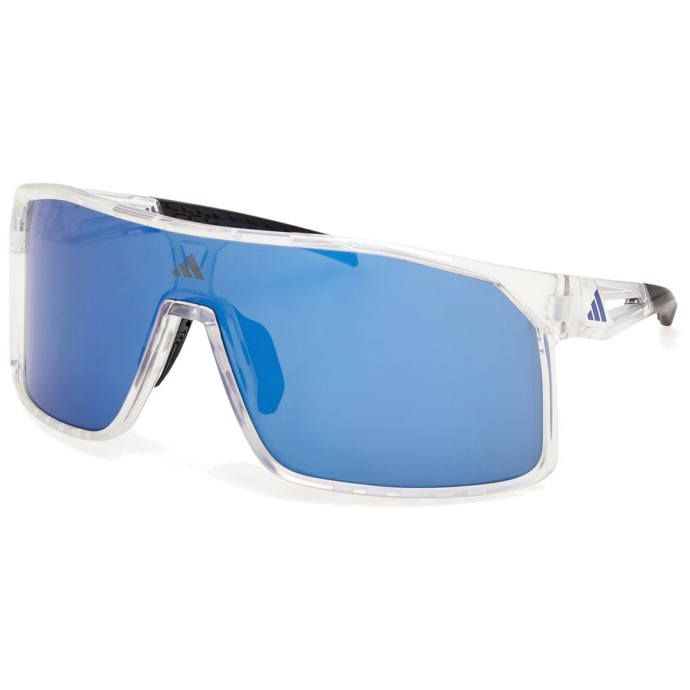 Adidas Sport Herren Adidas Sport SP0124 ALKATOR 26X Sonnenbrillen Injiziert Transparent Blau Maske Normal