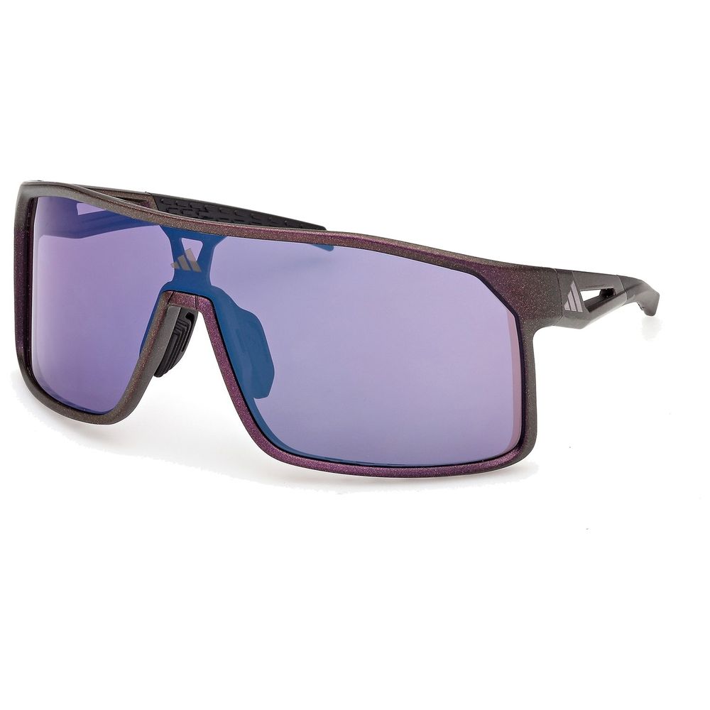 Adidas Sport Herren Adidas Sport SP0124 ALKATOR 82Z Sonnenbrillen Injiziert Violett Violett Maske Normal