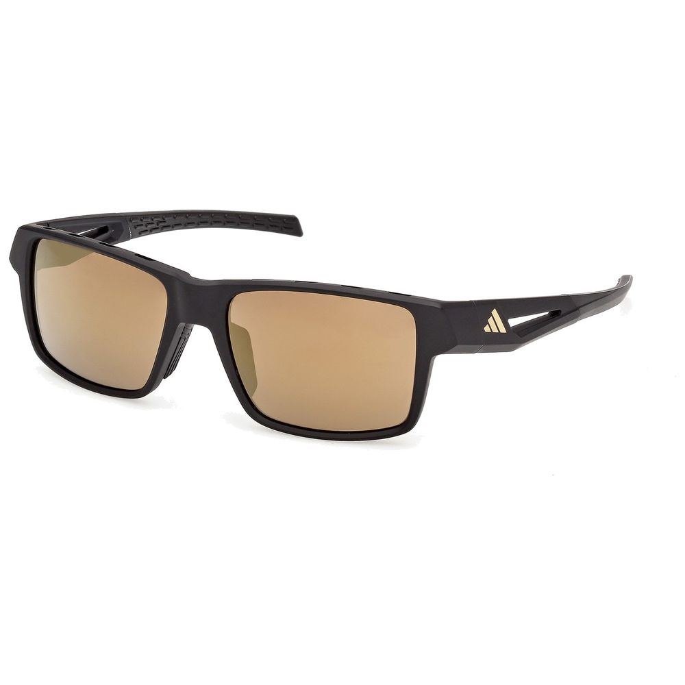 Adidas Sport Herren Adidas Sport SP0125 KLEON 02G Sonnenbrillen Injiziert Schwarz Braun Quadratisch Normal