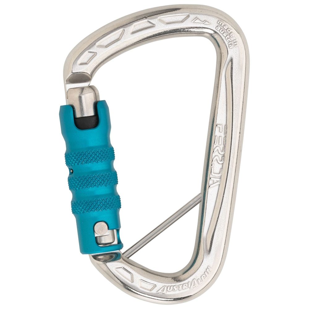 AustriAlpin FERR.DA Triplelock Edelstahl mit Splint - Schraubkarabiner