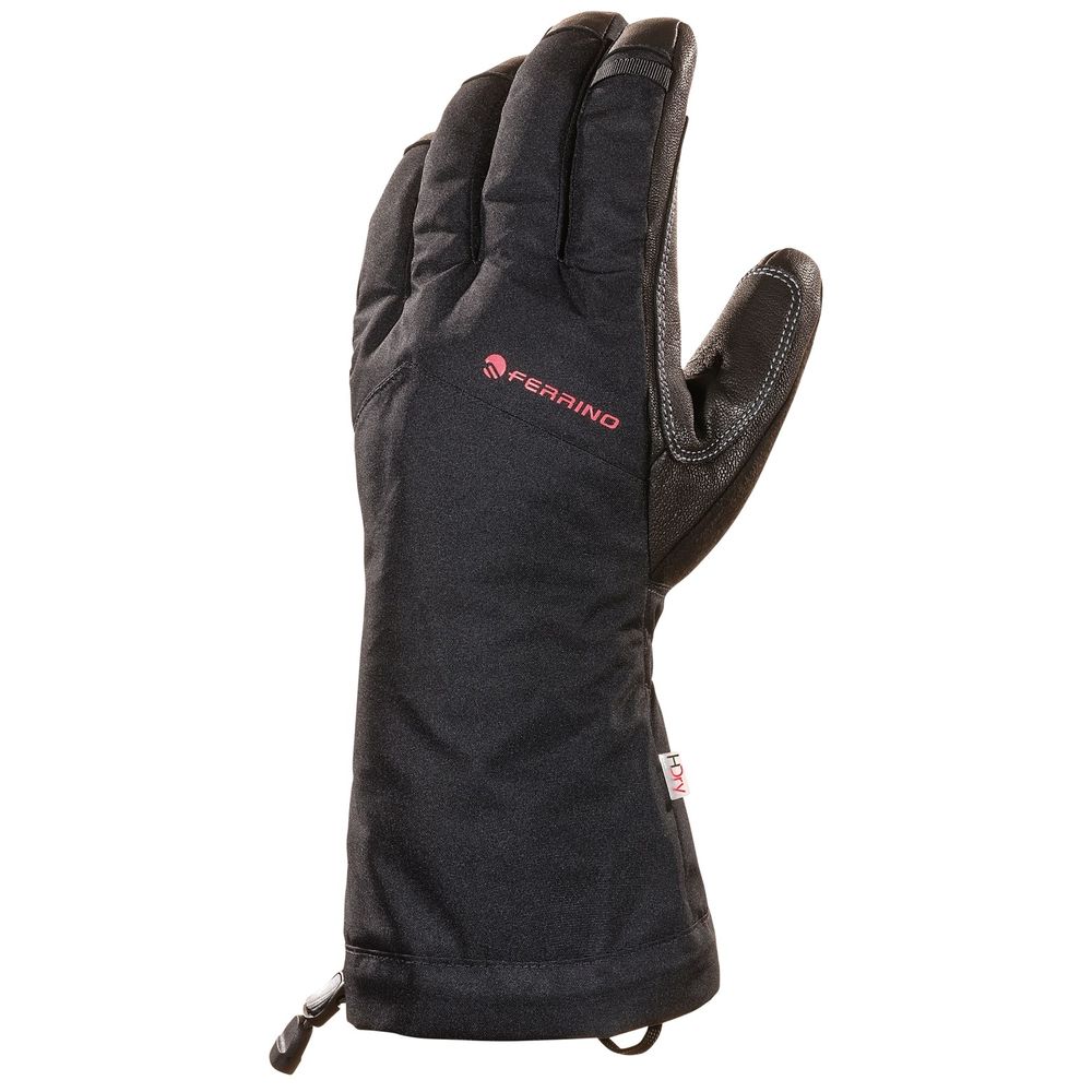 Jorasses Handschuh Schwarz L Primaloft Gepolstert Wasserdicht Alpinismus