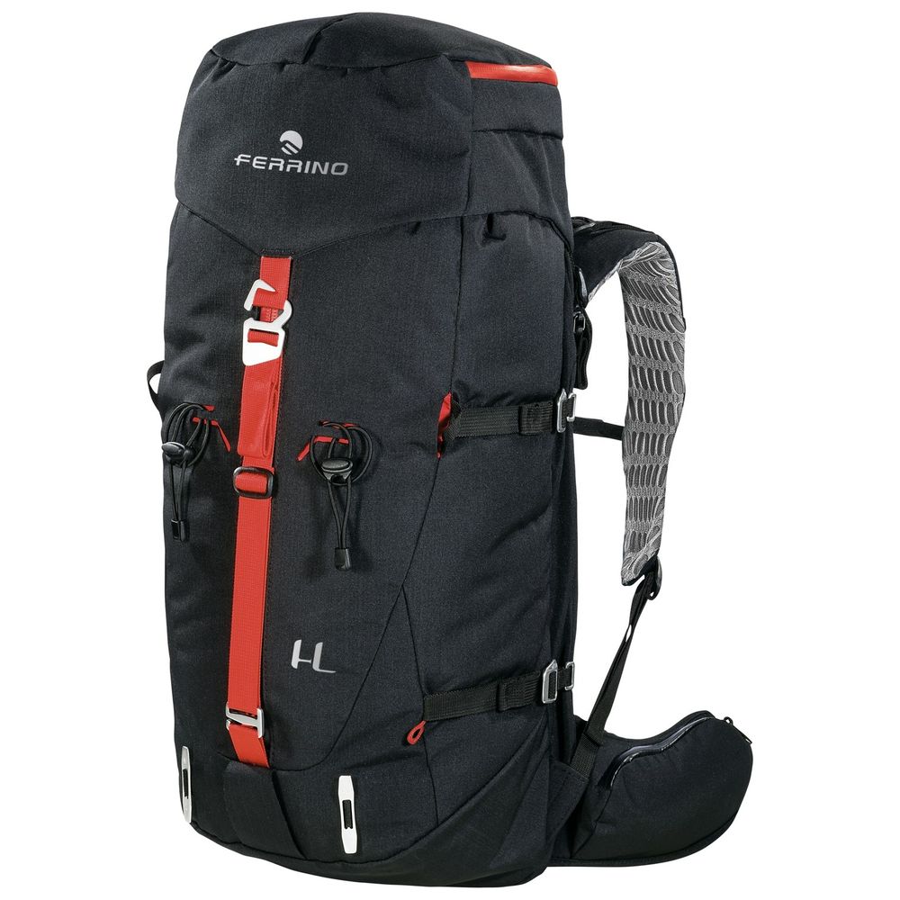XMT 40+5L Rucksack Schwarz für Bergsteigen und Skitouren