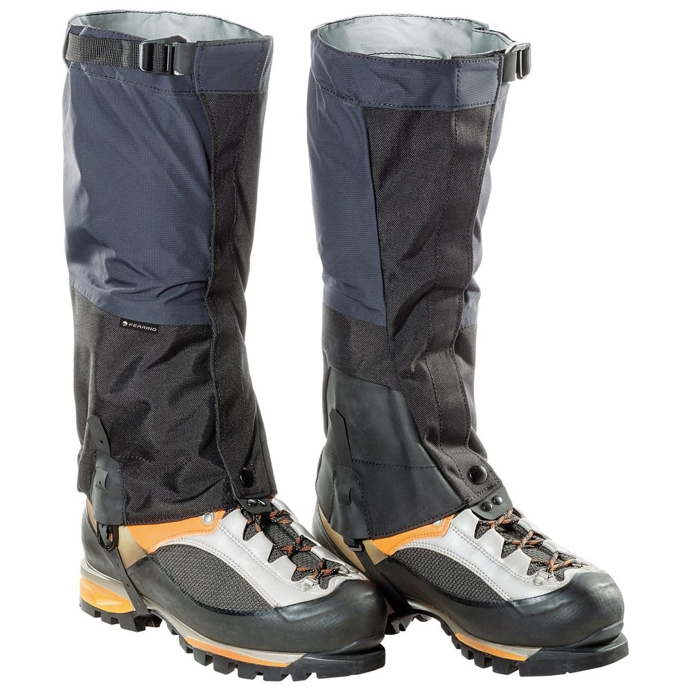 Dufour Gamaschen Schwarz Größe SM für Alpinismus und Skitouren 235g