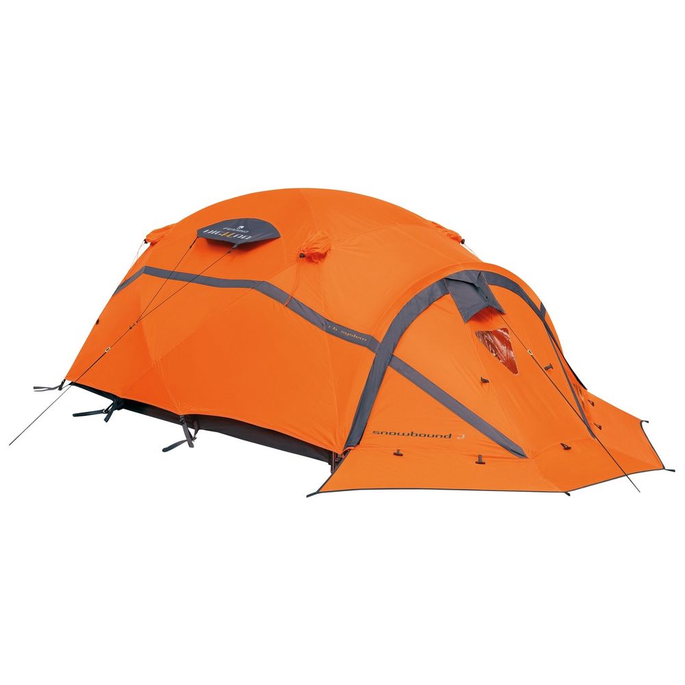Winddichte Snowbound Zelt für 2 Personen in Orange für Bergsteigen