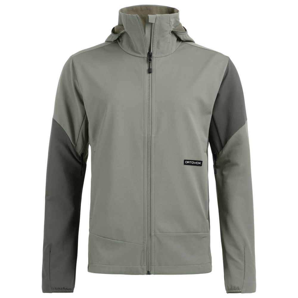 ORTOVOX Damen Touren Softshelljacke Ortler Plus Windstopper Hoodie grau | S
