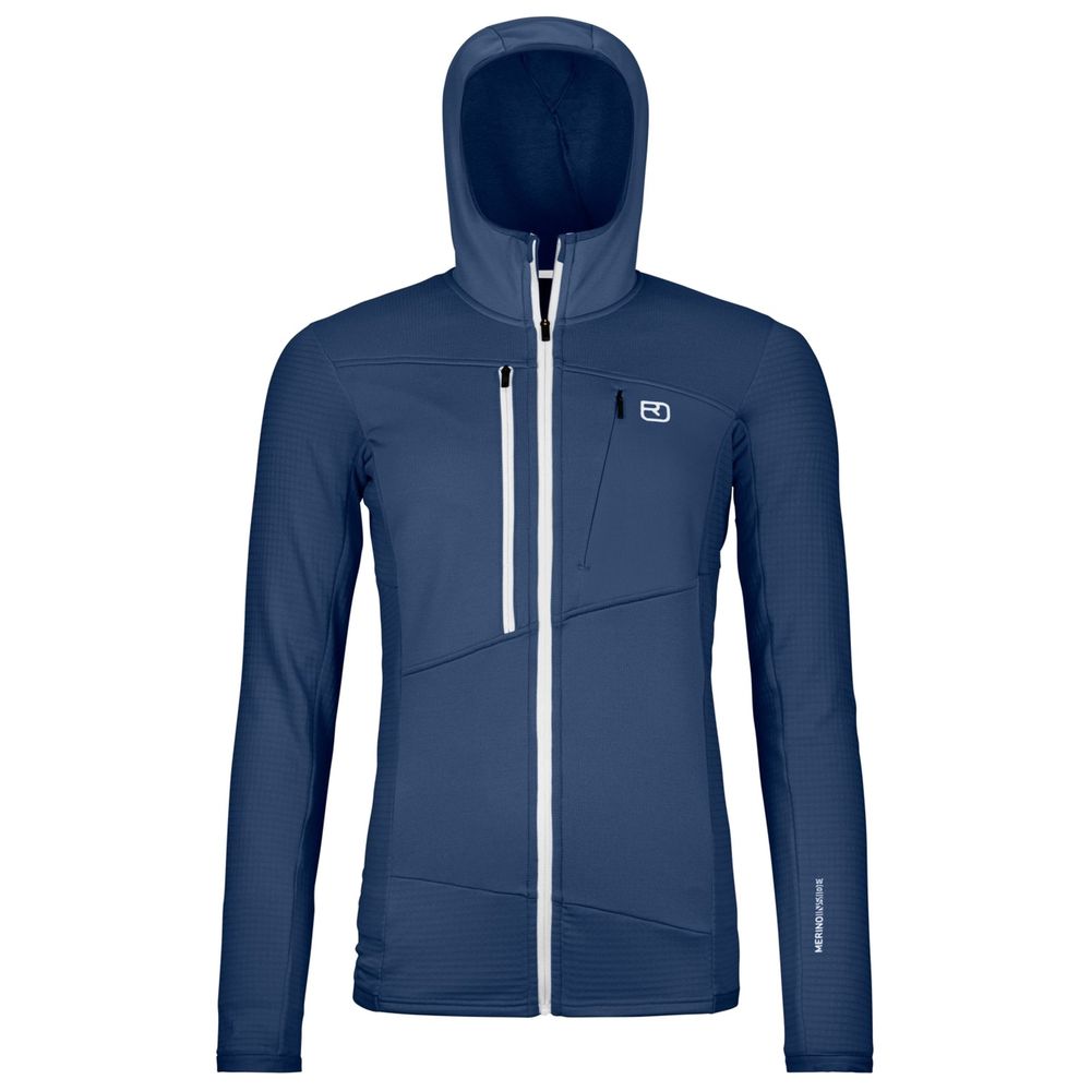 Ortovox Fleece Grid Hoody Damen - Fleecejacke