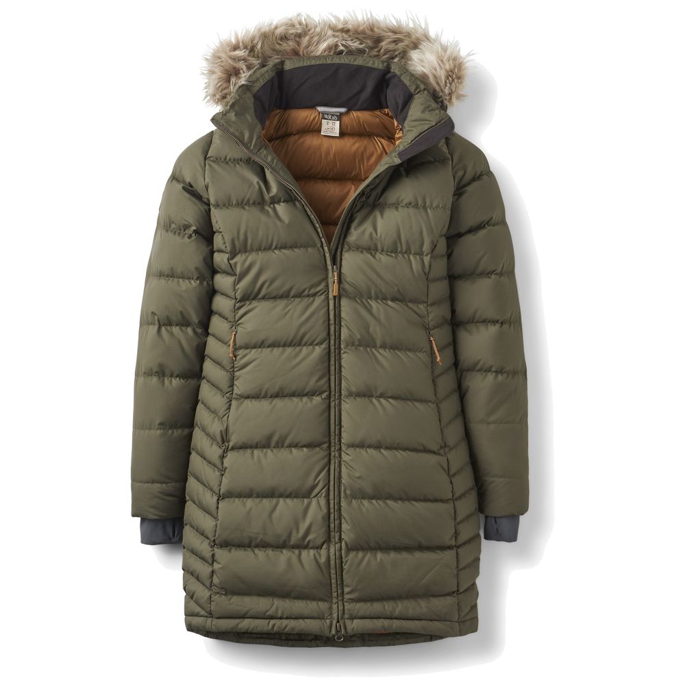 Damen Deep Cover Parka (Größe S gruen)