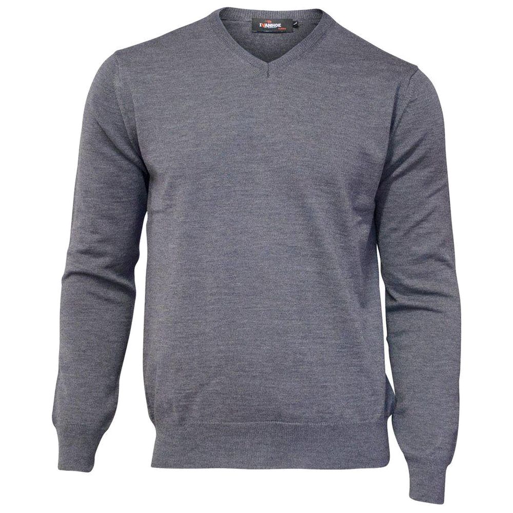 Ivanhoe Merino V-Neck - Pullover Wolle Herren
