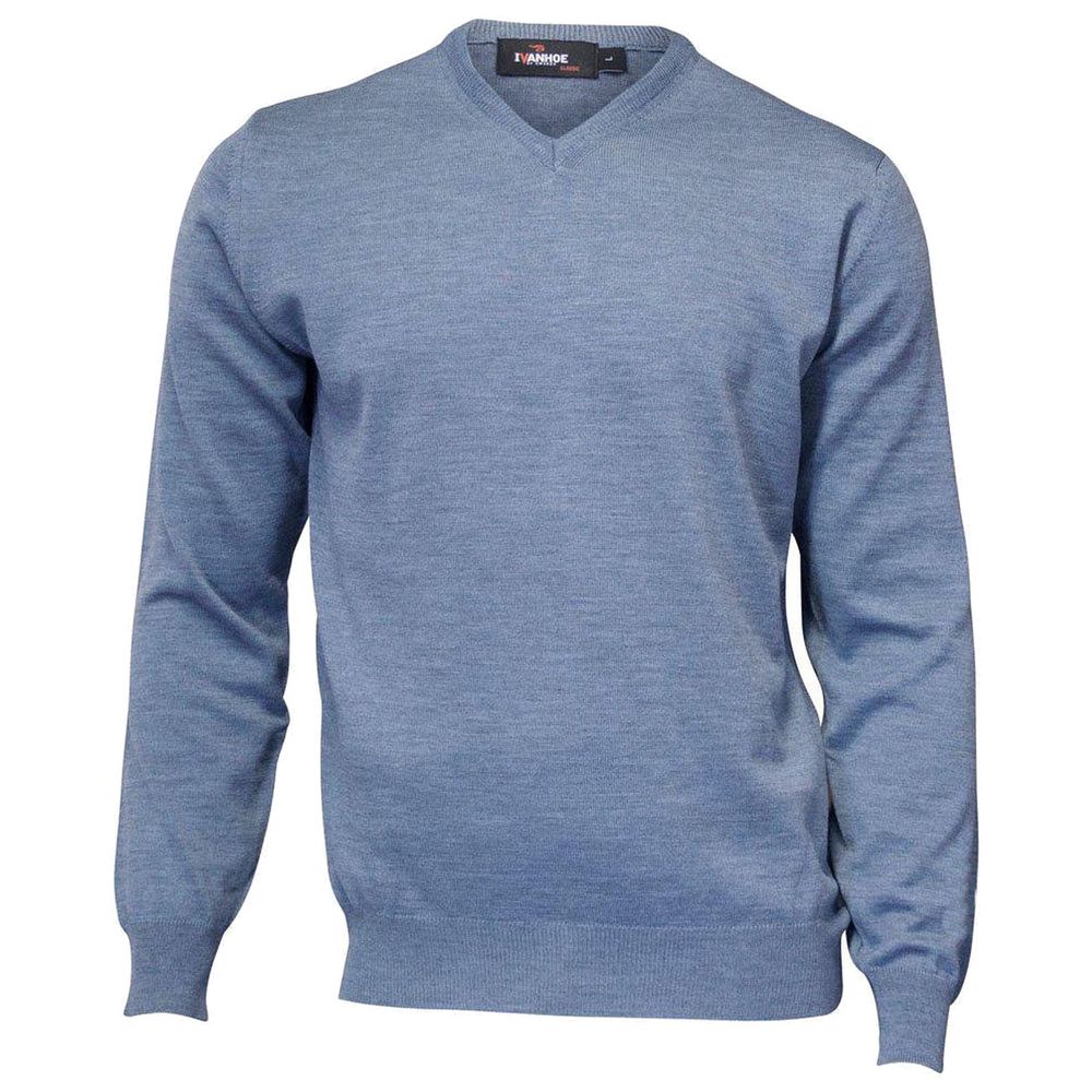 Ivanhoe Merino V-Neck - Pullover Wolle Herren