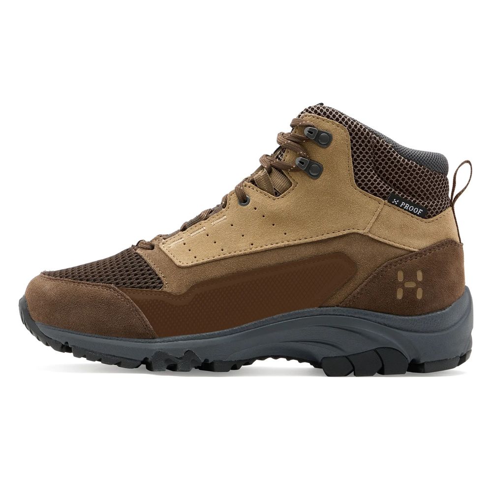Haglöfs Herren Woodland Brown/Oak Brown Rosson Proof Mid Men - Wanderschuh