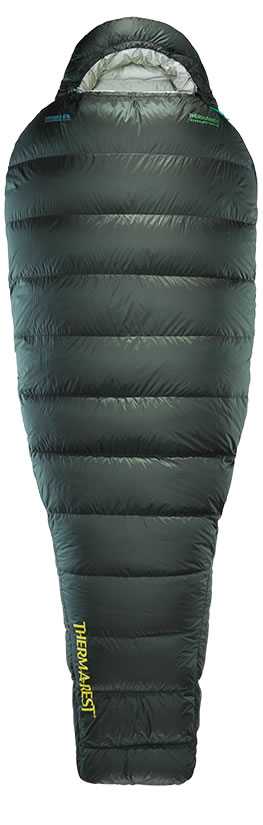Therm-a-Rest - Hyperion 32°F   0°C UL Bag - Daunenschlafsack Gr für Körperlänge 185-198 cm - Long Schwarz