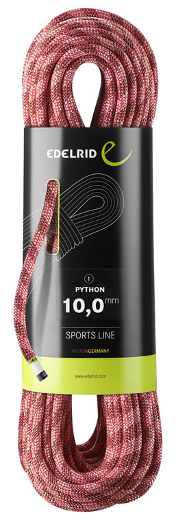 Einfachseil Python 100 mm 60 Meter red Seildurchmesser - 96 - 100 mm Seilvariante - Einfachseil Seilgewicht - 61 - 65 g   m Seillänge - 60 m Seilfarbe - Rot