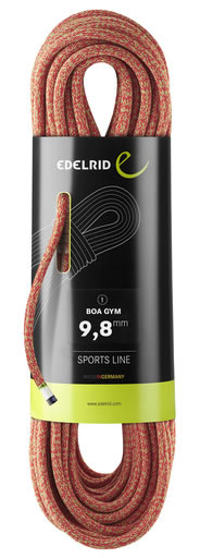 Dynamisches Kletterseil Boa Gym 98mm 35m Rot Grün Hallenrobust