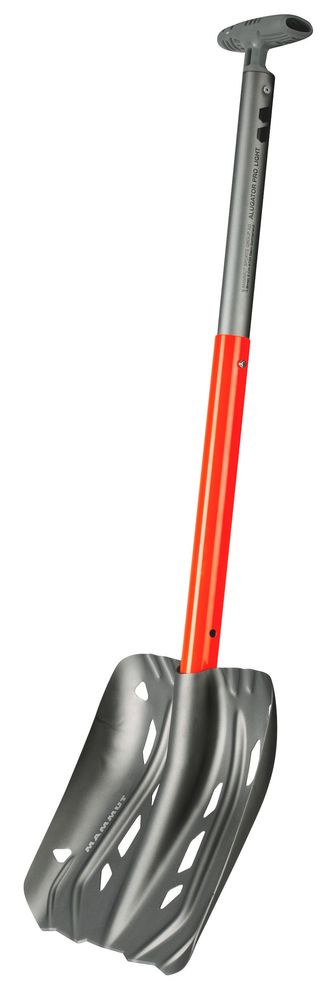Mammut Schaufel Alugator Pro Light Neon Orange Schaufelmaterial - Aluminium Schaufelgewicht - 601 - 650 g Schaufellänge - 81 - 90 cm Schaufelfarbe - Orange