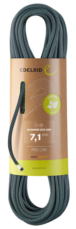 71 Skimmer Eco Dry Zwillingsseil (Schwarz 50 Länge in m) Zwillingsseile