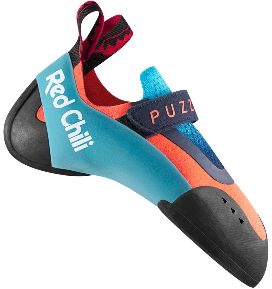 Kletterschuhe Puzzle Performance Jungen Neon Koralle K135