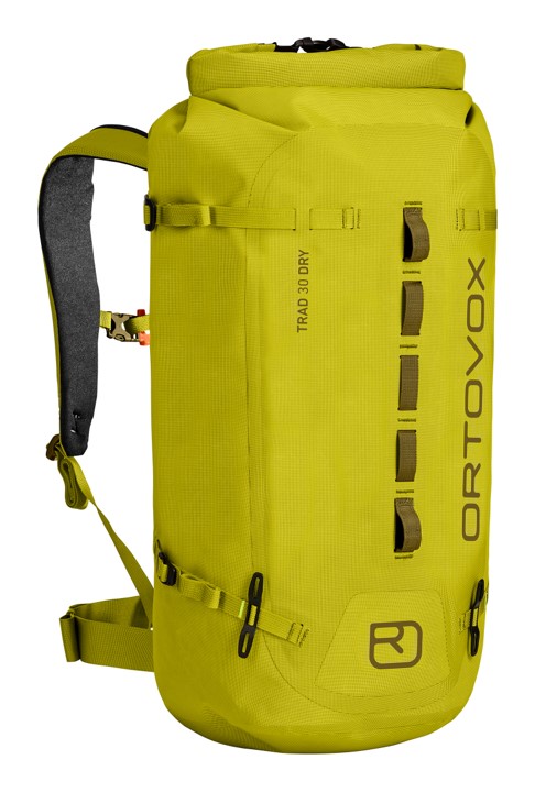 Trad 30 DRY Kletterrucksack (Lime one size) Zwillingsseile