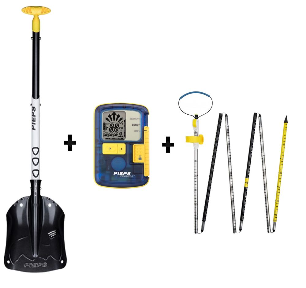 Pieps Set Powder BT LVS Gerät + Lawinenschaufel + Lawinensonde