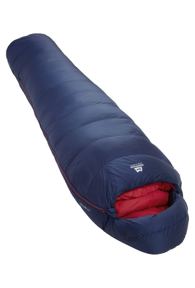 Womens Helium 600 - Daunenschlafsack Gr 190 cm Innenmaß - Regular Zip Left Blau