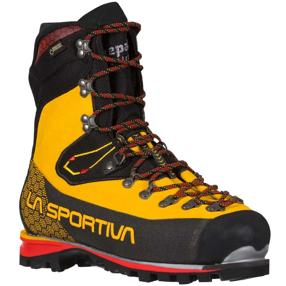 La sportiva Nepal Cube GTX Herren (Gelb 43 EU) Typ D (Absolut steigeisenfeste Bergschuhe) Hochtourenschuhe