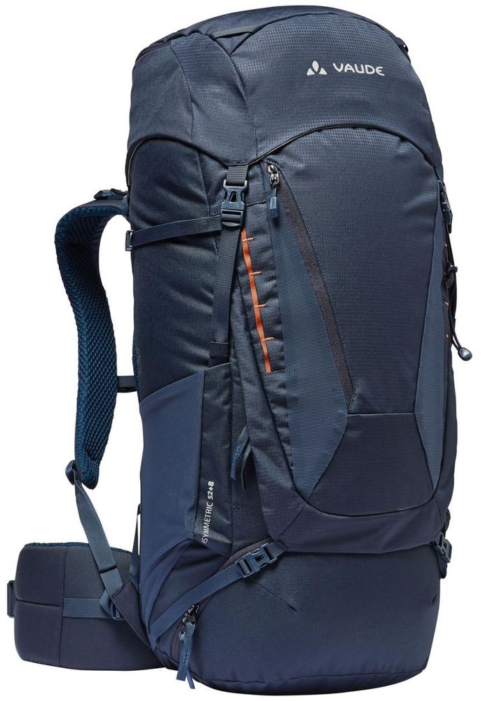 Asymmetric 52+8 Trekkingrucksack (Dunkelblau one size) Steigeisen