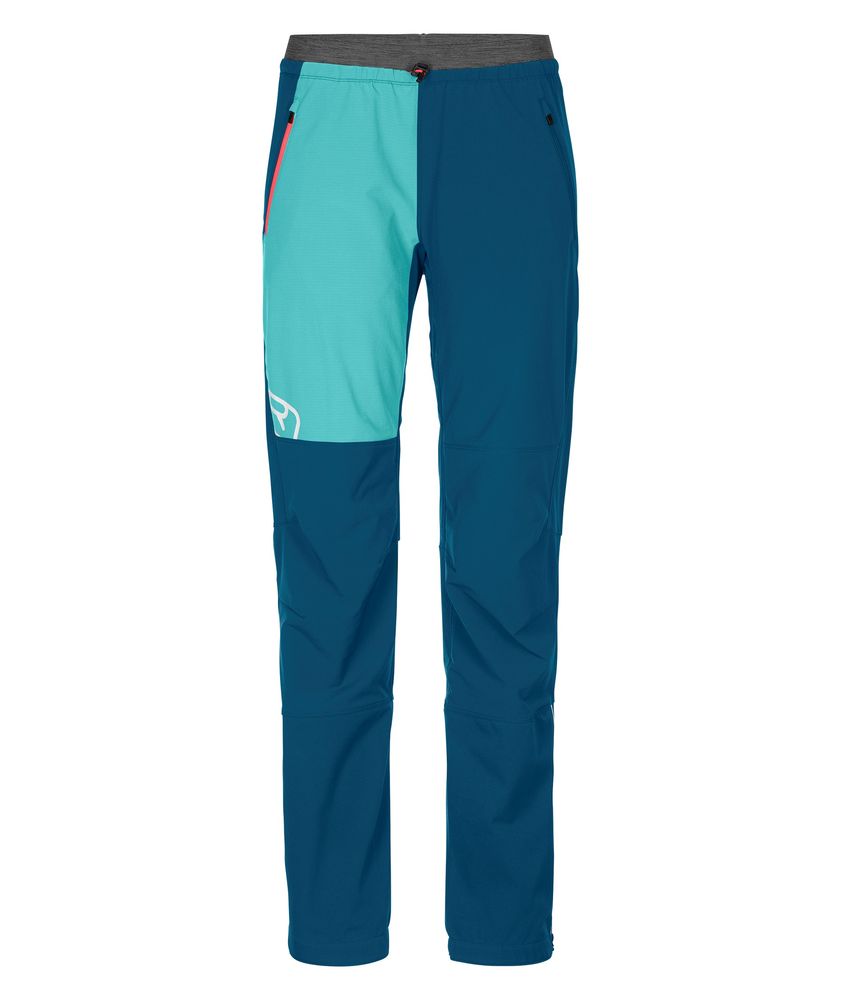 ORTOVOX Damen Softshell-Wanderhose BERRINO petrol Größe S 60274