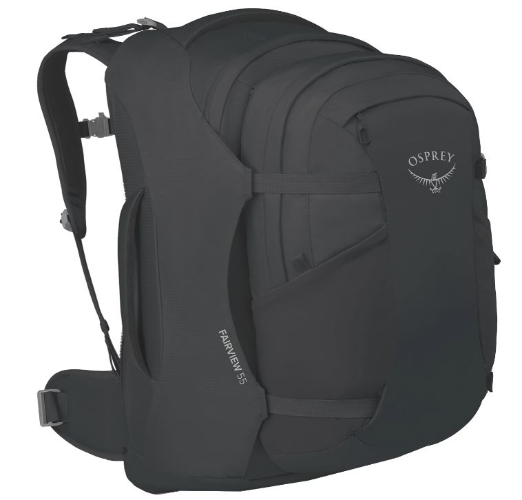 Osprey Unisex Schwarz Fairview 55 - Reiserucksack / Reisetasche