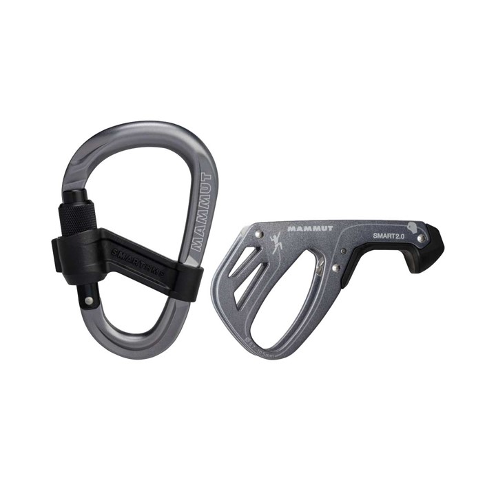 Mammut Sicherungsgerät Smart 20 Belay Package grey Sicherungsgeräte - Tubes Seilstränge - 1 Seilstrang Farbe Sicherungsgeräte - Grau
