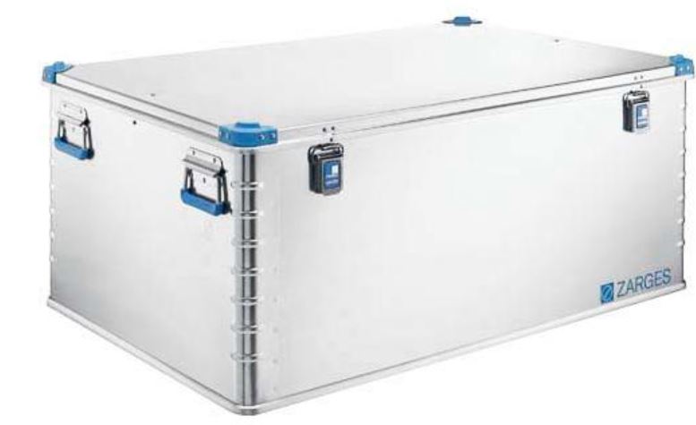 ZARGES Eurobox 239,0 l silber 80,0 x 60,0 x 61,0 cm, 1 St.